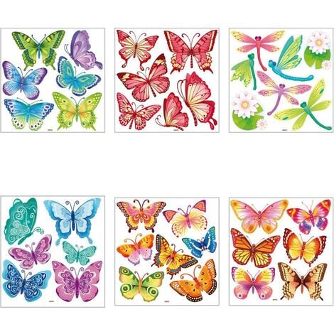 Paquete 12 Mariposas Decorativas De Pvc, 3d