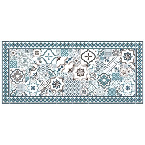 Alfombra mosaico vinilo 50x112cm - Atmosphera créateur d'intérieur