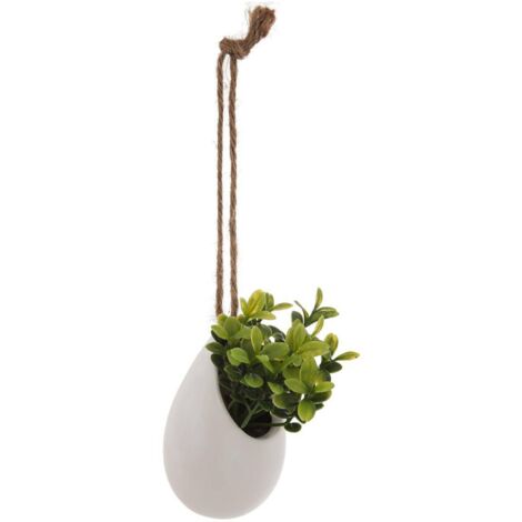 Planta artificial - maceta de cerámica - H11 cm - Atmosphera créateur d'intérieur
