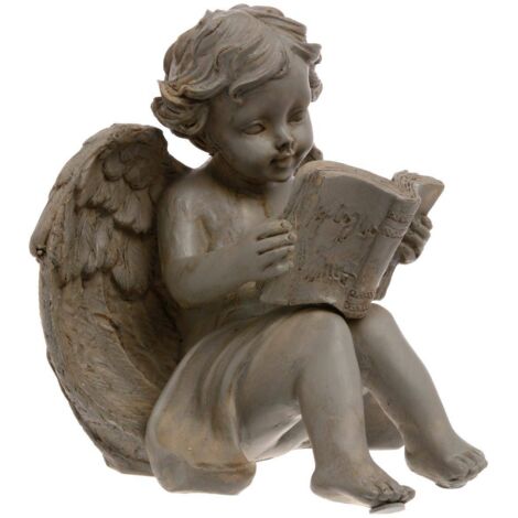 Ángel sentado H.15,5cm resina - Atmosphera créateur d'intérieur