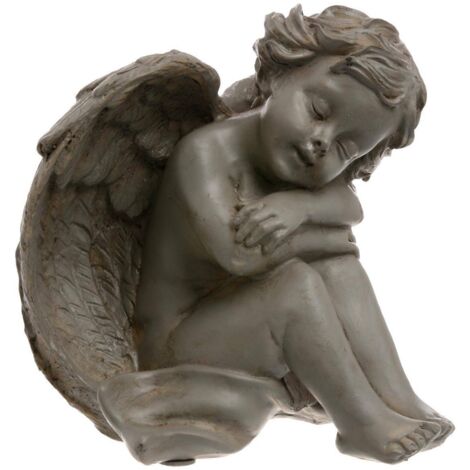 Ángel sentado H.15,5cm resina - Atmosphera créateur d'intérieur