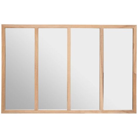 Espejo de taller Nae madera 116x76 cm - Atmosphera créateur d'intérieur