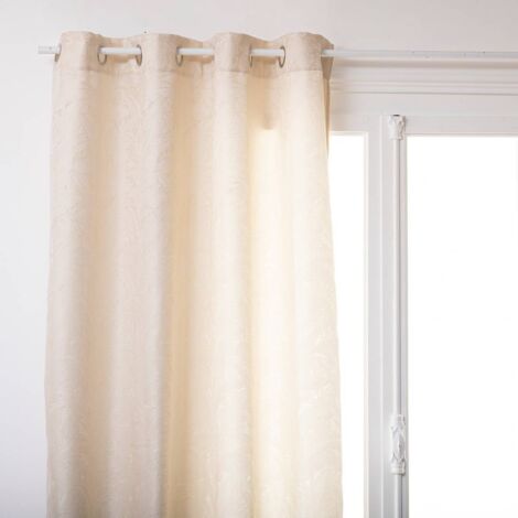 Cortina Kogur - jacquard - marfil - 140x260 cm - Atmosphera créateur d'intérieur