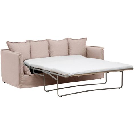 Fauteuil XL Odilon En Lin Déhoussable - Dimensions 117x102x78 Cm, Structure Hêtre, Assise 43 Cm, Beige