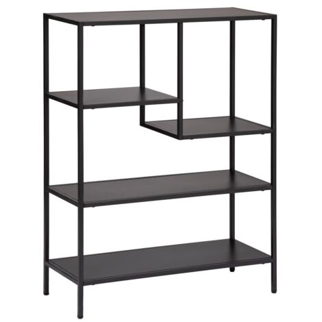 Estantería de pared Gota - 5 niveles - metal - negro - 75x100 cm - Atmosphera créateur d'intérieur (1/4)