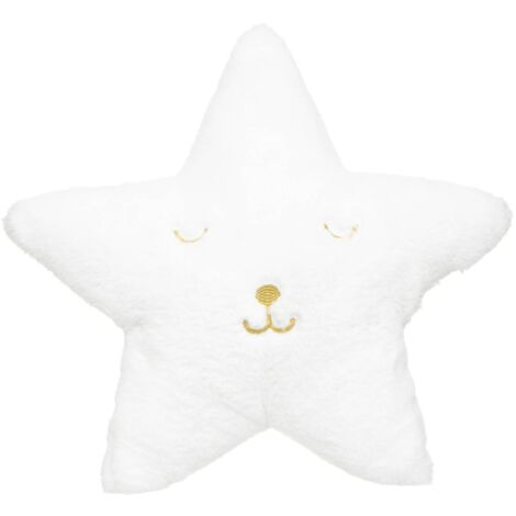 Cojín para niños Etoile blanco - piel sintética - Atmosphera créateur d'intérieur (1/2)