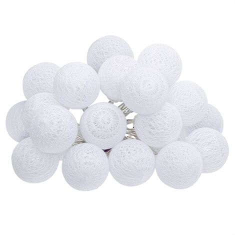 Guirnalda led 20 bolas - blanco L435 cm - Atmosphera créateur d'intérieur