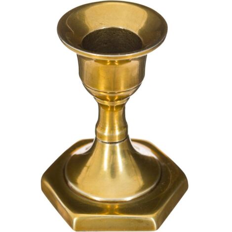 Portavelas de metal - dorado - H7 -5 cm - Atmosphera créateur d'intérieur