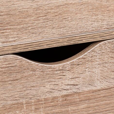 Cajonera de 6 cajones con efecto madera natural - 5five
