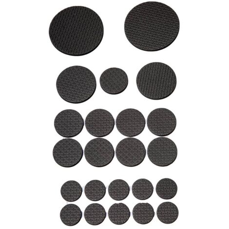 Juego de 50 almohadillas protectoras negras - 5five