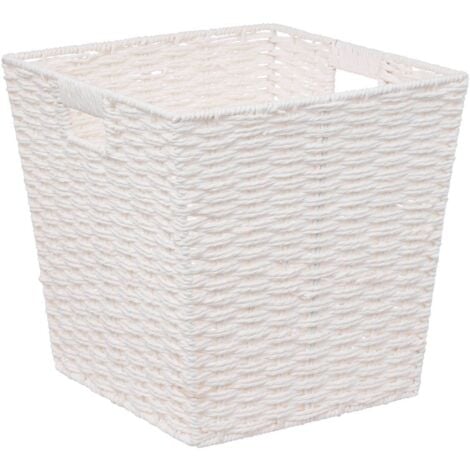 5five - cesta de mimbre mix n modul 31x31cm blanca