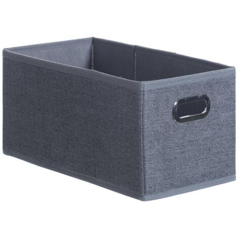 Cesta de tela mix n modul gris oscuro jaspeado 15x31cm - 5five (1/5)