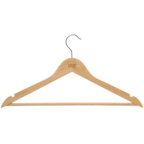 8 perchas de madera  - 5five