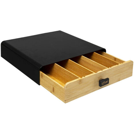 Caja de almacenamiento de todo tipo de capsulas coleccion noir kitchen