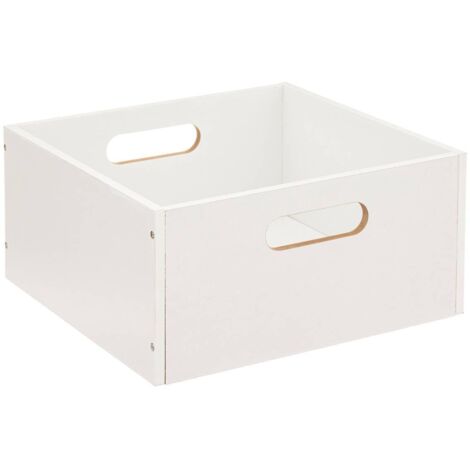 Cesta mix n modul 31x15cm madera blanca - 5five