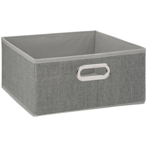 Cesta de tela mix n modul 31x15cm gris claro moteado - 5five