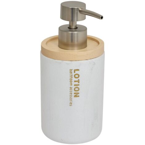 Dosificador de jabón léa 270 ml blanco efecto mármol - 5five