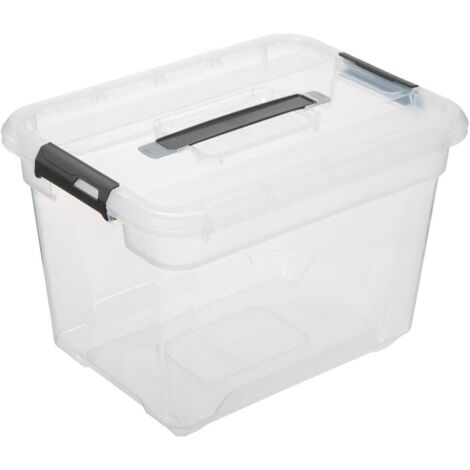 Soluciones+ 18l caja de plástico transparente  - 5five