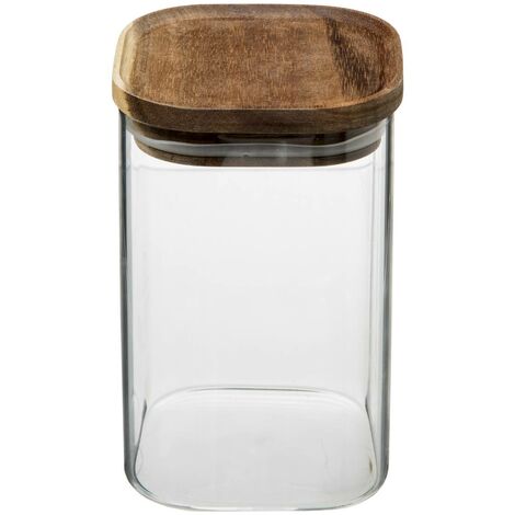Hermet tarro de cristal de acacia 0,9l - 5five
