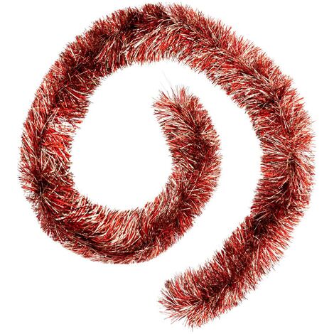 Guirnalda de Navidad Boa hilo fino rojo 150x8x2m - Atmosphera créateur d'intérieur