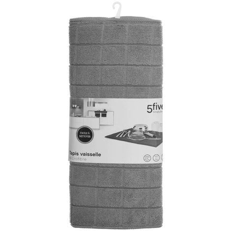 Salvamanteles de microfibra 38x50cm gris - 5five