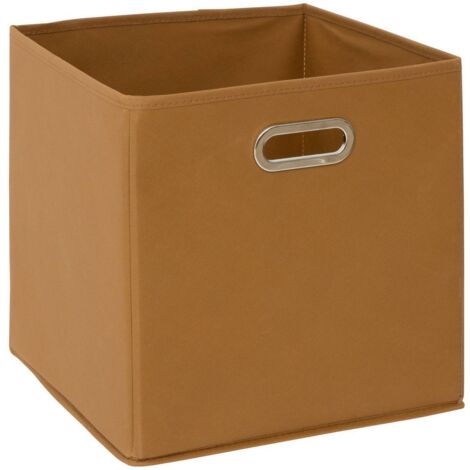 Cesta de tela mix n modul 31x31cm amarillo mostaza - 5five
