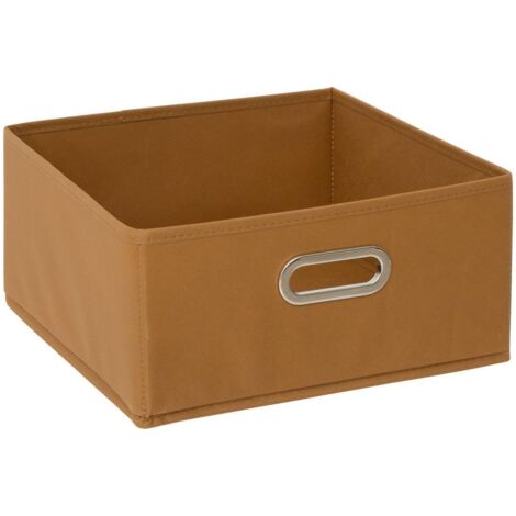 Cesta de terciopelo mix n modul 31x15cm amarillo mostaza - 5five