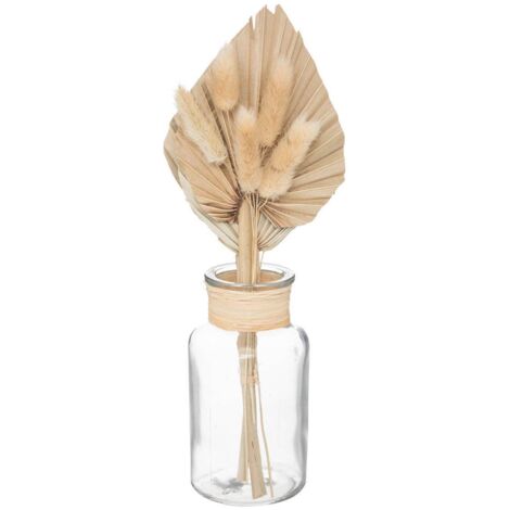Arreglo de flores secas Seav cristal - H28 cm - Atmosphera créateur d'intérieur