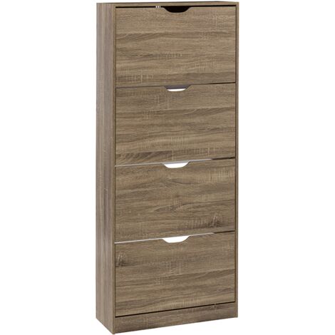 Mueble zapatero de 4 cajones mix n modul efecto roble natural - 5five (1/5)
