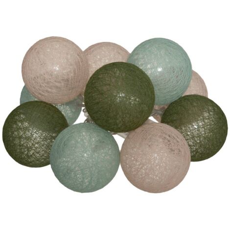 Batería Garland Led 10 bolas Army D6 - Atmosphera créateur d'intérieur