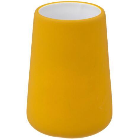 Vaso de cerámica "Colorama" amarillo mostaza