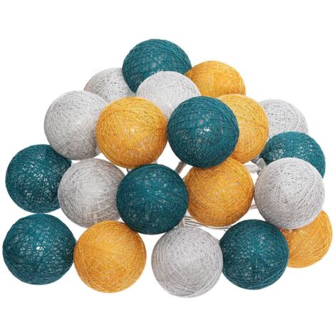 Guirnalda LED sector 20 bolas tropical D6cm - Atmosphera créateur d'intérieur
