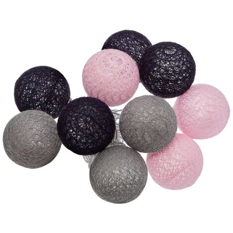 Guirnalda de leds 10 bolas Pinky D6 - Atmosphera créateur d'intérieur