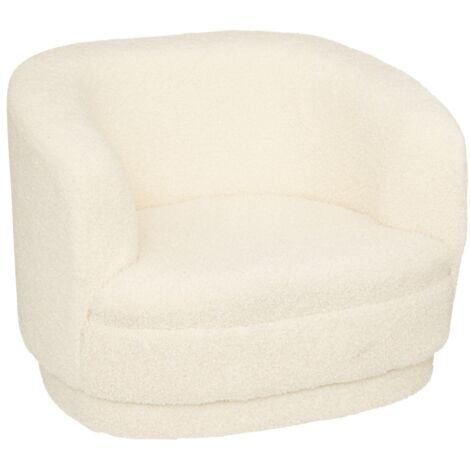 Silla para niños - rizada - blanca - Atmosphera créateur d'intérieur (1/4)
