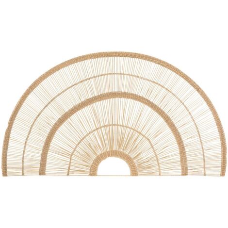 Decoración mural Seav Metal - caña y metal - 160x90 cm - Atmosphera créateur d'intérieur