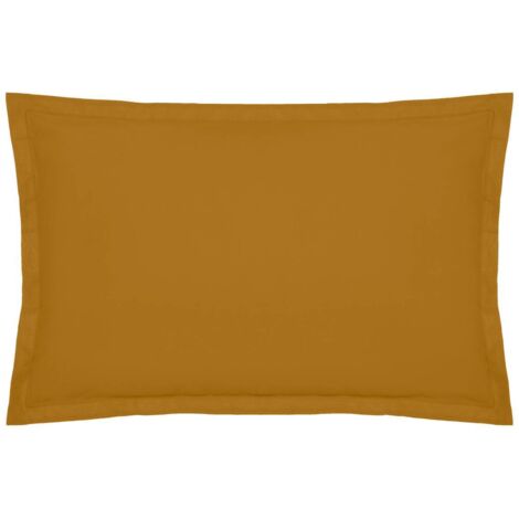 Kopfkissenbezug - Baumwolle - goldbraun - 50x70 cm
