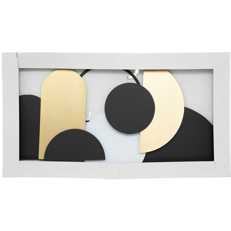 Wanddekoration Juliette Holz & Metall - 70x36 cm - Atmosphera créateur d'intérieur