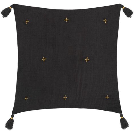 Kissen Jamana Dunkelgrau - 40x40 cm