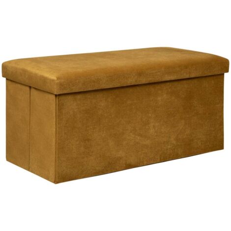 Doppelter Truhenhocker Lilou Samt - 76x38 cm