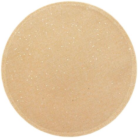 Tischset mit Pailletten D.38cm Jute gold - Feeric lights & christmas
