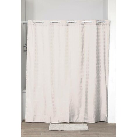 Pasdrucn Faltbare Duschvorhangstange Mit Saugnapf - 180x200cm Set Ohne Bohren