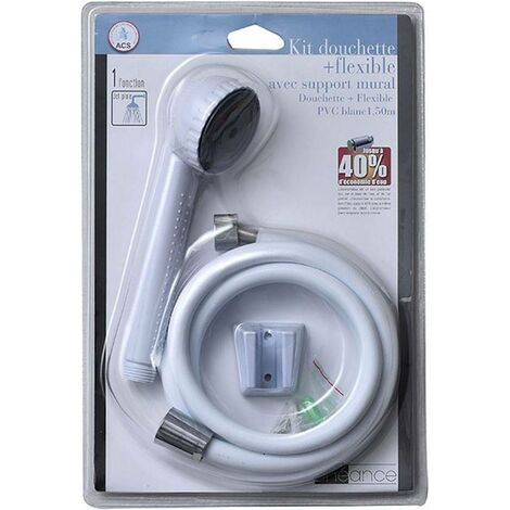 TATAY Bombay Handbrause 10 Cm Mit 3 Funktionen & Wassersparsystem - Weiß