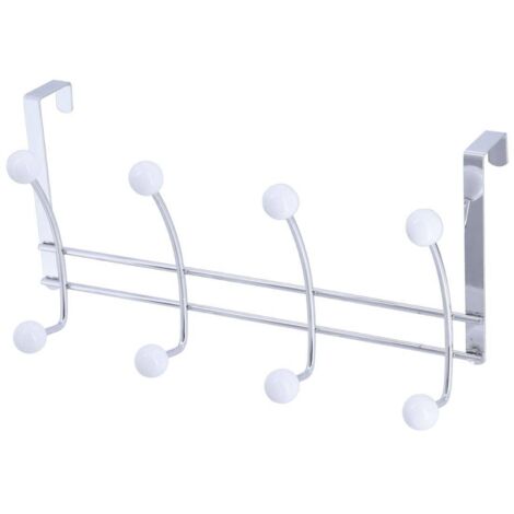 King Collection King Home A1007614 Kleiderhaken Aus Stahl Lackiert, Weiß, 50 X 50 X 175h