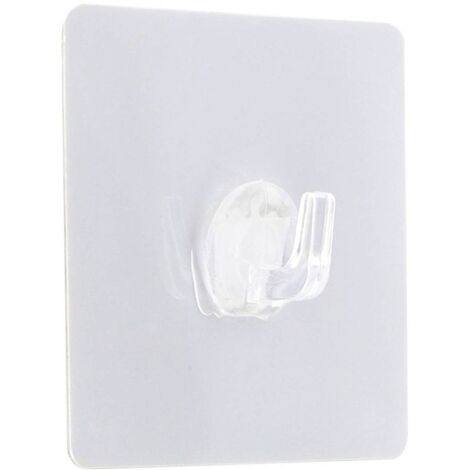 Klebehaken ps pvc quadratisch - weiss - Tendance