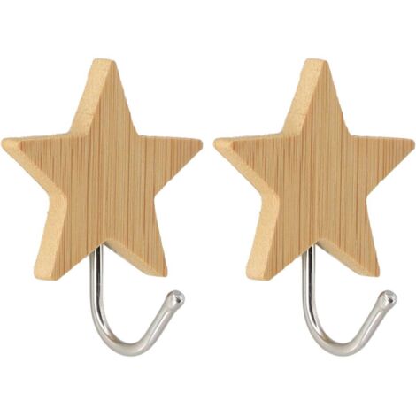 Set aus 2 bambushaken edelstahl 3m - stern - Tendance