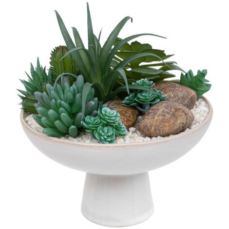 Künstliche FettPflanen -Arrangement