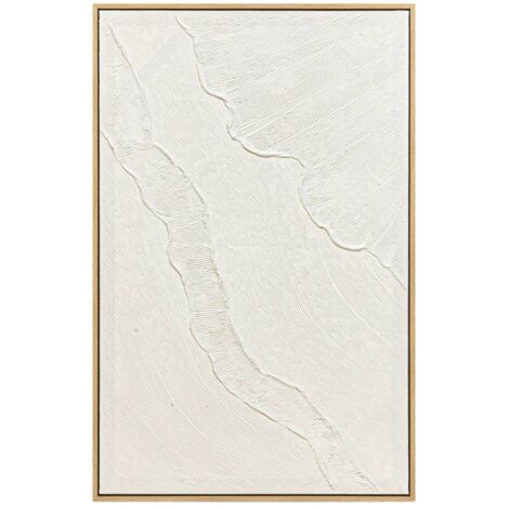 3D-Wanddeko Kohana Weiß 116x75cm - Atmosphera créateur d'intérieur