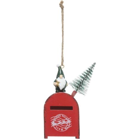 SDN METAL SCHACHTEL LETR GNOM 11CM - Feeric lights & christmas