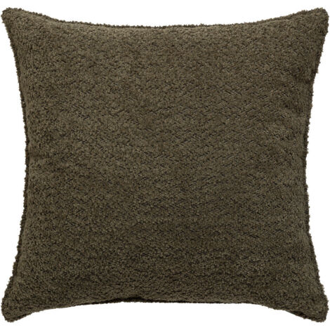 Soana bouclette Kissen khakigrün 45x45cm - Atmosphera créateur d'intérieur