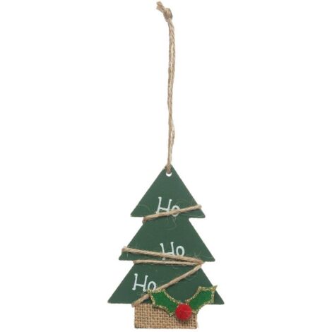 SDN HOLZ TANNE HOHOHO VT 10CM - Feeric lights & christmas